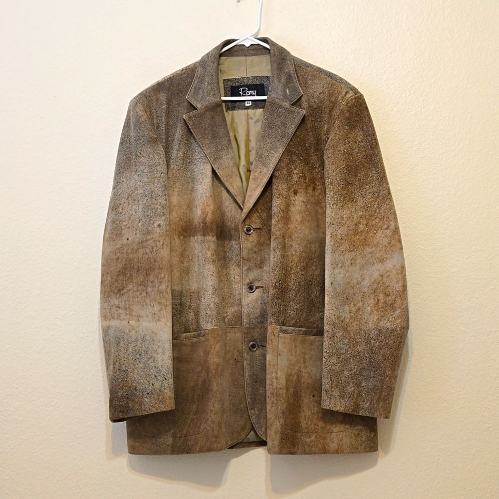 REMY VINTAGE LEATHER JACKET SIZE 44